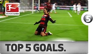 Top 5 Goals - Lewandowski, Chicharito and More with Sensational Strikes
