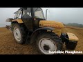 1981 Leyland 804 Synchro 4WD 3.8 Litre 4-Cyl Diesel Tractor (82 HP) With Dowdeswell Plough