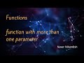 python functions with more than one parameters