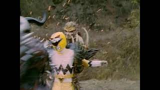 敗北! 星獣戦隊ギンガマン イエローレンジャー 攻撃 ピンチ  sentai gingaman yellow ranger tortured non-stop with blast ep47