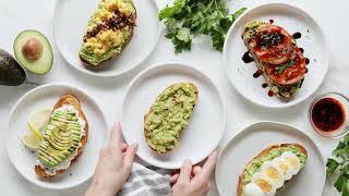 Avocado Toast Recipe 3 Ways