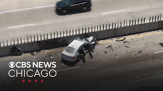Driver killed in wrong-way crash on I-80 near Joliet; all westbound lanes blocked