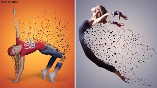 Pixelated Dispersion Effect in Photoshop Complete Tutorial