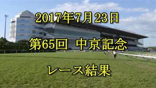 【競馬】2017年7月23日　第65回中京記念　レース結果