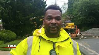 Armed pair dressed as construction workers attempt to rob a construction worker