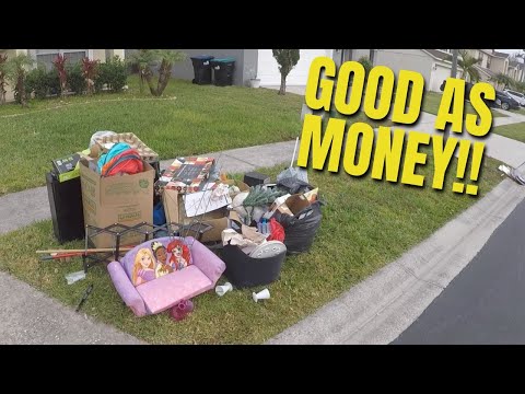 Curbside Treasure Hunt – Some People Just Have TOO MUCH Money!!
