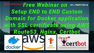 Deploy Docker application with HTTPs using the Custom domain, AWS route53, Nginx, Cert bot (Https)
