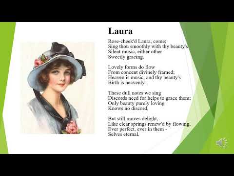 How many lines are there in the poem Laura?