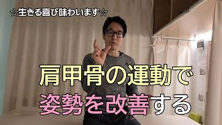 大阪府大東市「猫背・巻き肩を根本的に改善する肩甲骨の運動｜78鍼灸整骨院」