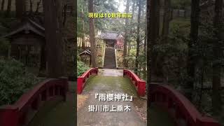 【掛川市】山之内一豊が雨乞いした神社⛩【雨櫻神社】