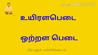 அளபெடை உயிரளபெடை,ஒற்றளபெடை