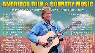 American Folk Songs - Classic Folk & Country Music 70's 80's 90's Full Album - Country Folk Music