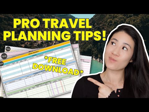 How to Plan a Travel Itinerary Like a Pro FREE Download