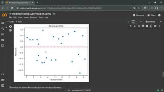Prediction Using Supervised ML (Regression)