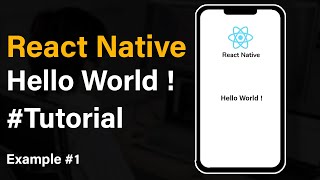 React Native Hello World Tutorial || #Learncodewithrk