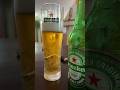 Heineken beer review: Is it worth the hype? For yes lave a comment 🍺#beer #drinking