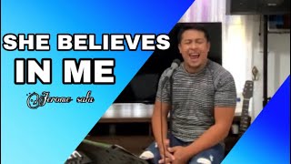 SHE BELIEVES IN ME by:Kenny Rogers | covered by: Jerome Sala | pianist: Onie Amor