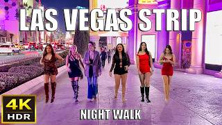 Las Vegas Strip Night Walk - February 2026 - Las Vegas, Nevada