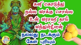 🔱கனி கொடுத்து நல்ல வாக்கு சொல்ல உன் வராஹி தாய் வந்துள்ளேன்🔱🔥Varahi Speech in Tamil🔱🔥