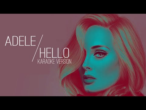 Hello Adele Karaoke Version Youtube