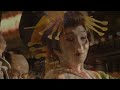 4k 秋夜の花魁道中 打上花火 oiran courtesan procession edo wonder land