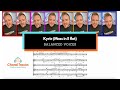 Kyrie (Mass in E flat) - Balanced Voices - sung by Matthew Curtis