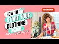 How to Start Your Clothing Brand 2024 | 5 EASY STEPS