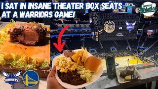 I Sat In Insane Theater Box Seats At A Warriors Game!