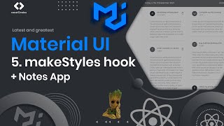 React Material UI Tutorial | 5. makeStyles hook