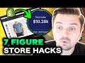 6 STORE HACKS That Helped Me Make 7-FIGURES DROPSHIPPING | (One Product Dropshipping)