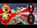 DRONE CATCHES TALKING BEN TALKING TOM & TALKING ANGELA AT TALKING BENS HIDEOUT VS ALPHABET LORE F!!