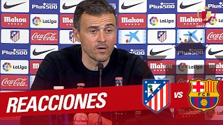 Rueda de prensa de Luis Enrique tras el Atlético de Madrid vs FC Barcelona (1-2)