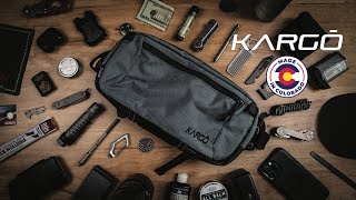 The Kargo Gear Loculus Sling Bag : Made in Colorado : The Perfect Airport Slingbag