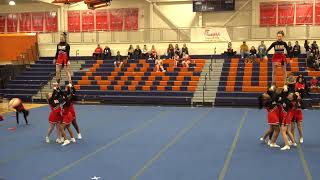 Jamesville-Dewitt High School Cheer Team, SCAC League Cheer Competition, Jan. 24, 2024, Red Rams