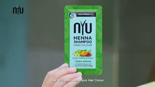 NYU Henna Shampoo Hair Colour - 10 Tahun Lebih Muda Cuma 10 Menit!