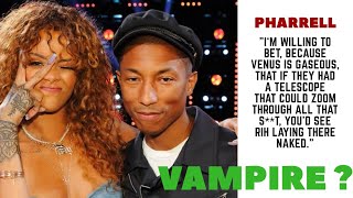 People Were Once Convinced Pharrell Is A Vampire | Pharrell, Rumors And Controversies