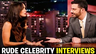 Rude Celebrity Interviews That Made Headlines