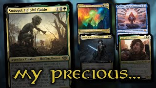 Smeagol Helpful Guide vs Frodo \u0026 Sam vs Omnath vs Jadzi | Lord of the Rings MTG EDH Gameplay