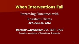 When Interventions Fail: Improving Outcomes for Resistant Clients