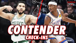 The Celtics Late-Game Offense, Trusting the Thunder, And More Contender Qs | The Dunker Spot