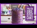 Toasted Ube Marshmallow and Cookies Cake