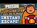 INSTANT PRISON ESCAPE CHALLENGE - PRISON ARCHITECT is a perfectly balanced game with no exploits !?!