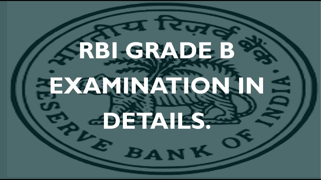 RBI GRADE B EXAMINATION IN DETAILS|| Syllabus | Important Tips | How To ...