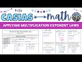 Applying Multiplication Exponent Laws (Product & Power Rule) | Algebra 1 Lesson