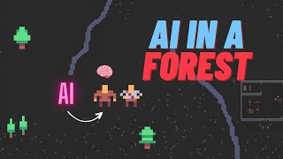 AI learns to navigate a forest