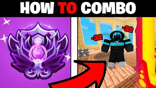 How To COMBO In Roblox Bedwars.. (Season 10)