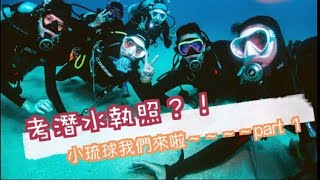 小琉球遊記之海龜陪考潛水執照！！