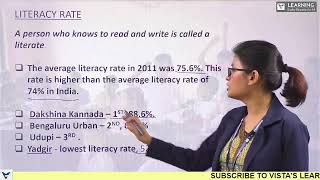 Class 9 | Population of Karnataka | KSEEB | Social (Geography) | Vista's Learning | Mainu