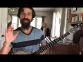 tuning from d to a modal banjo