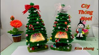 Hướng dẫn chi tiết cách làm cây Thông Noel bằng kẽm Nhung